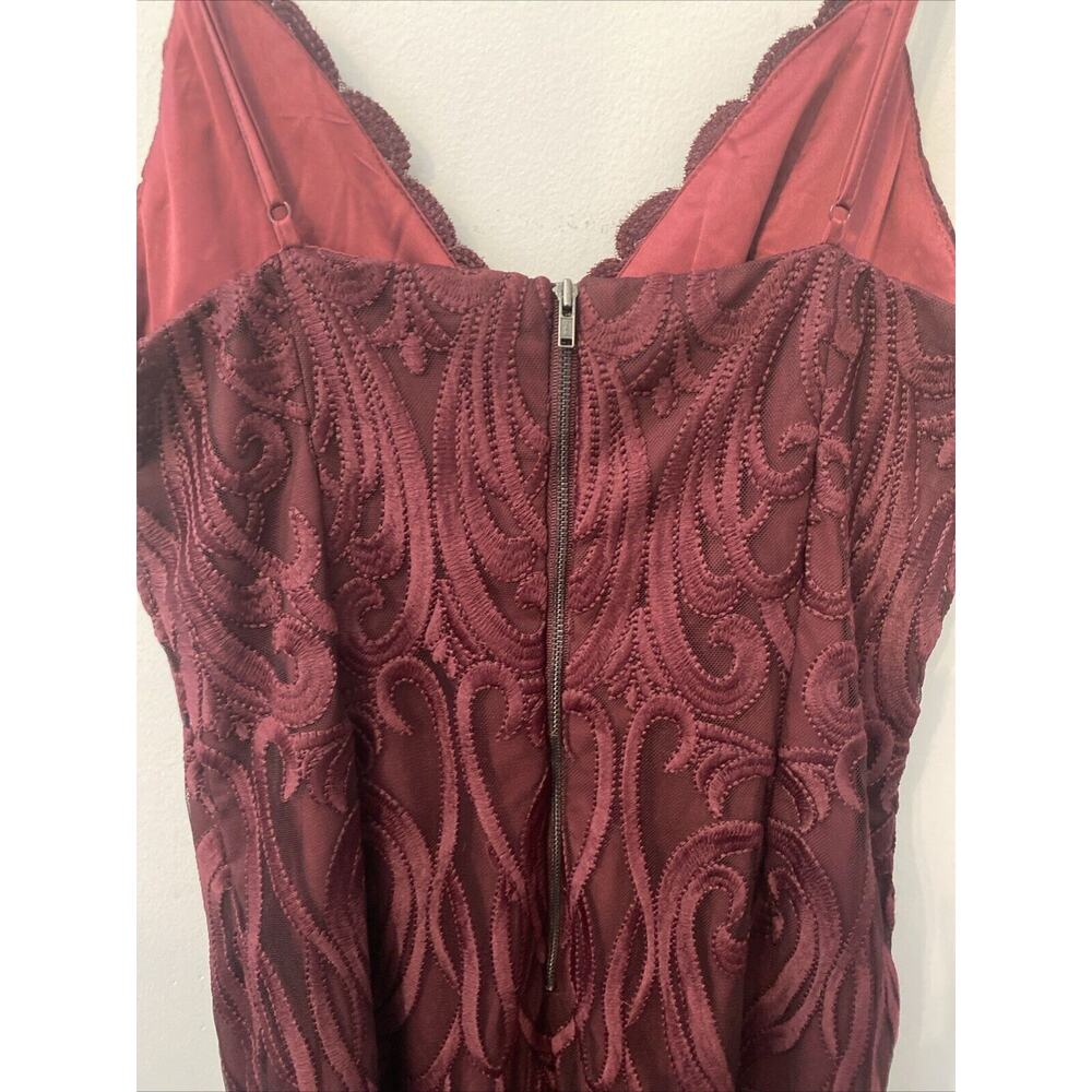 Bardot maroon lace dress size 6/small - Picture 8 of 10